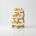 2/3-Tier Fruit Rack &amp; Snack Storage Tray