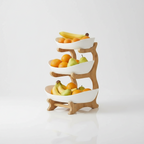 2/3-Tier Fruit Rack &amp; Snack Storage Tray