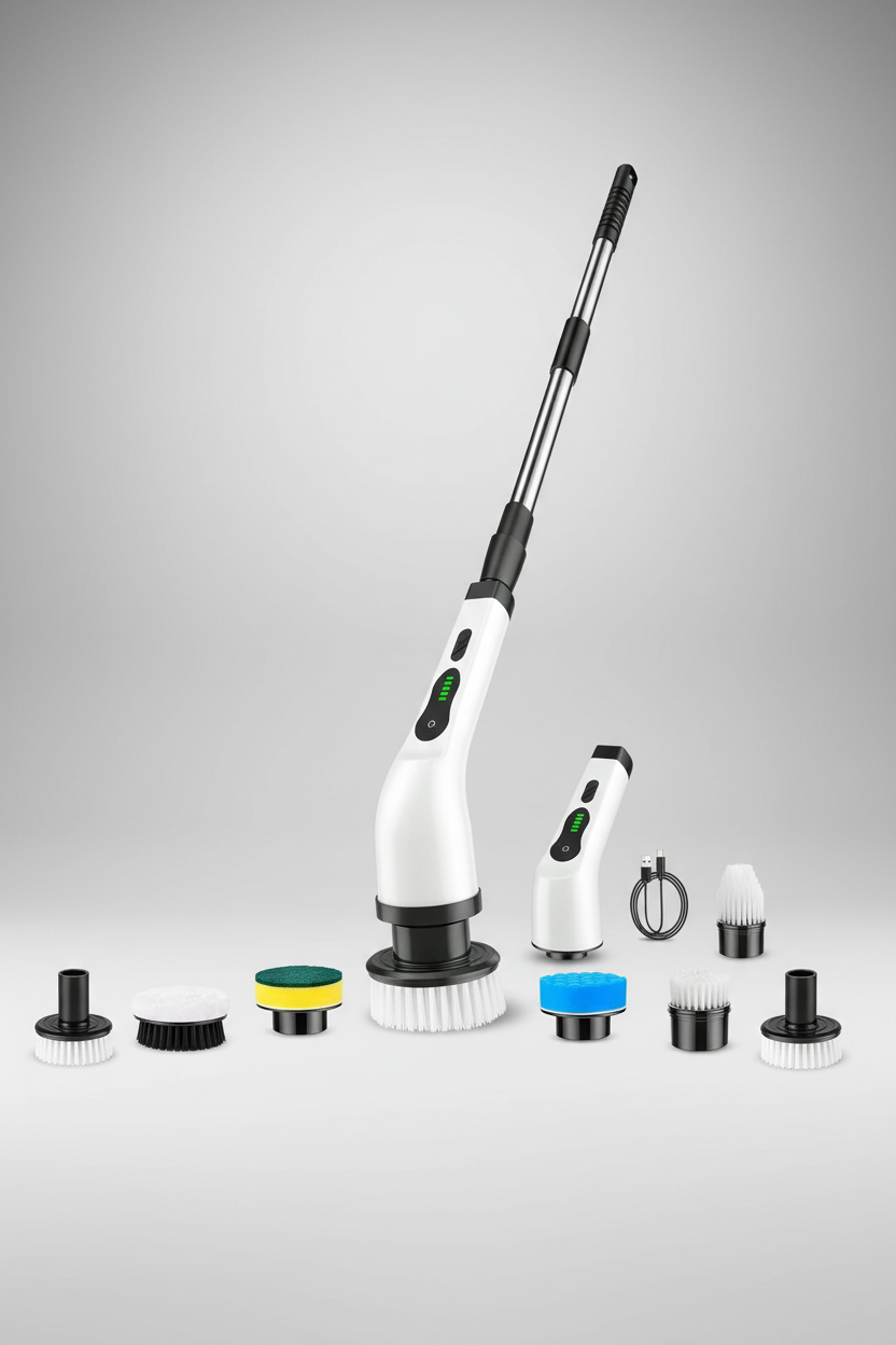 Electric Spin Scrubber | Cordless Dual-Speed Cleaning Brush – MIRA