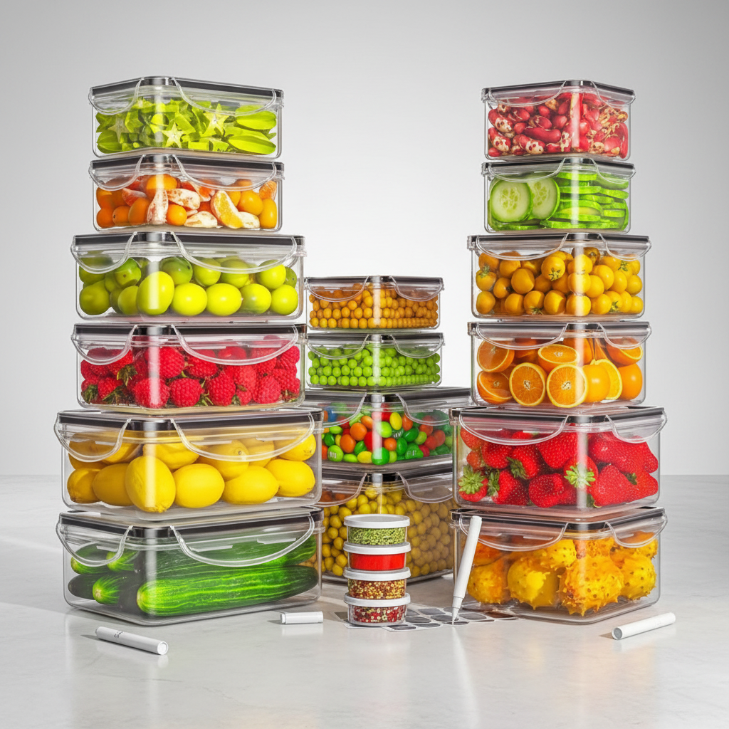 40-Piece Food Storage Container Set with Airtight Lids