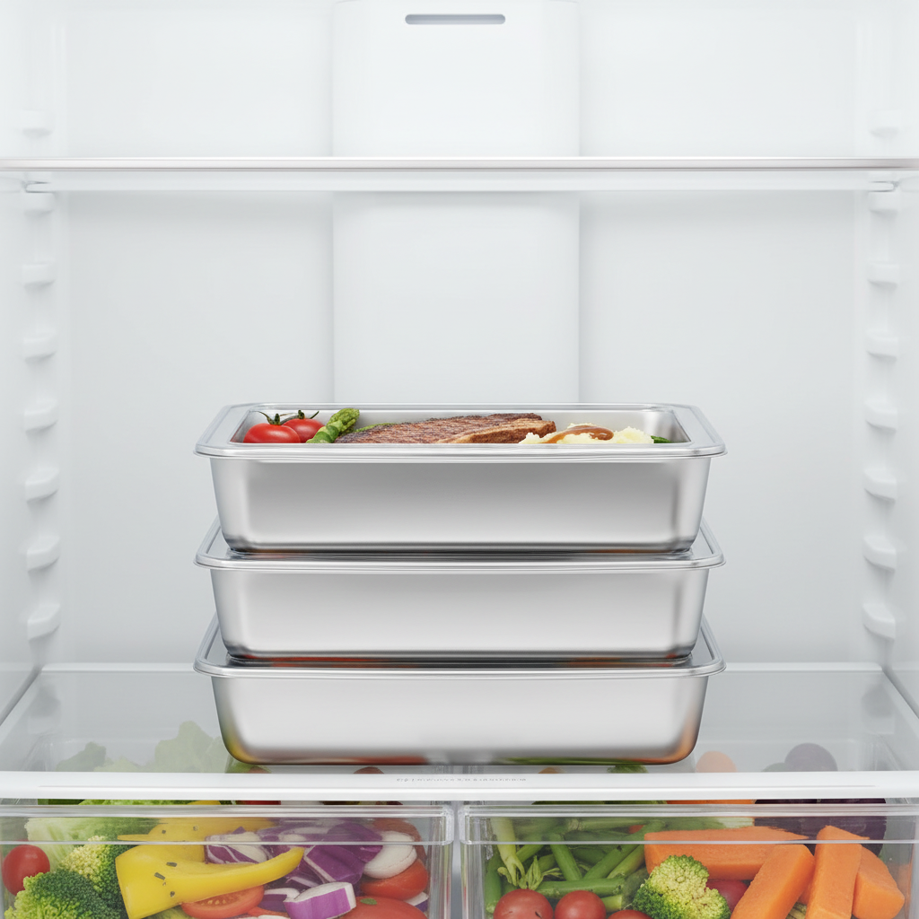 5-Piece Stainless Steel Storage Container Set