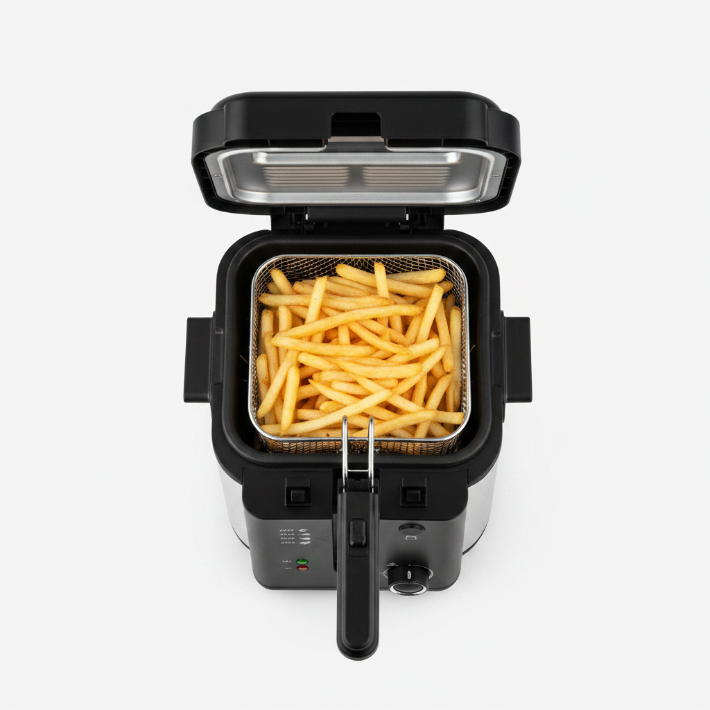 1500W Electric Deep Fryer with Basket | 2.5L Non-Stick, Easy Clean | MIRA