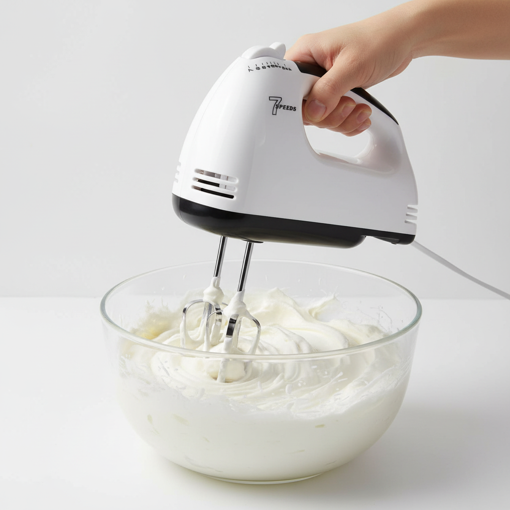7-Speed Electric Hand Mixer | Lightweight Portable Kitchen Mixer – MIRA