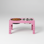 Adjustable Elevated Dog Bowl Stand | 5-Height Settings & Stainless Steel Bowls
