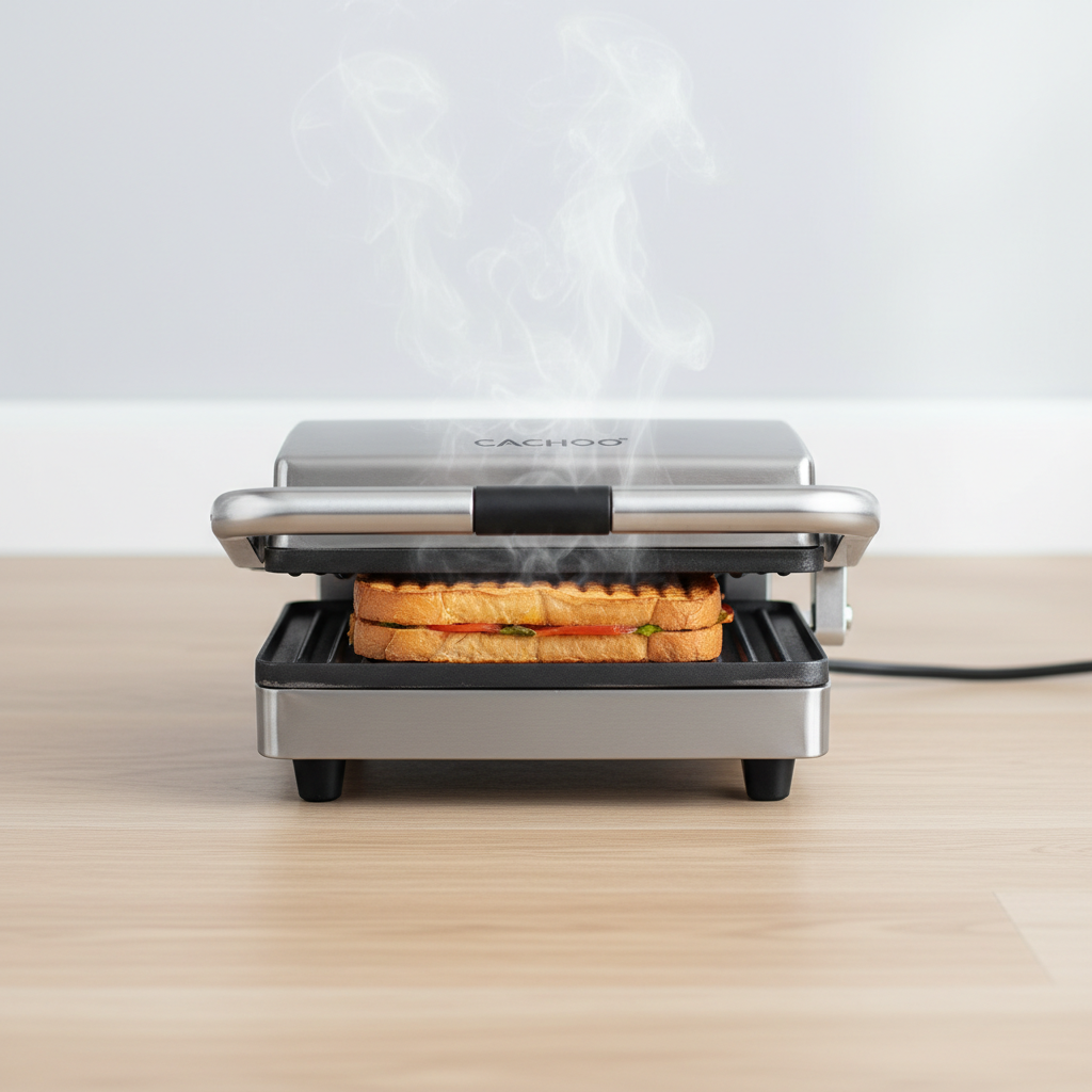 Indoor Electric Panini Grill Press | Non-Stick 850W – MIRA