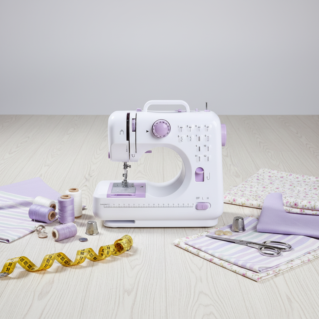 Portable Electric Sewing Machine | 12 Stitch Patterns & Adjustable Speed – MIRA
