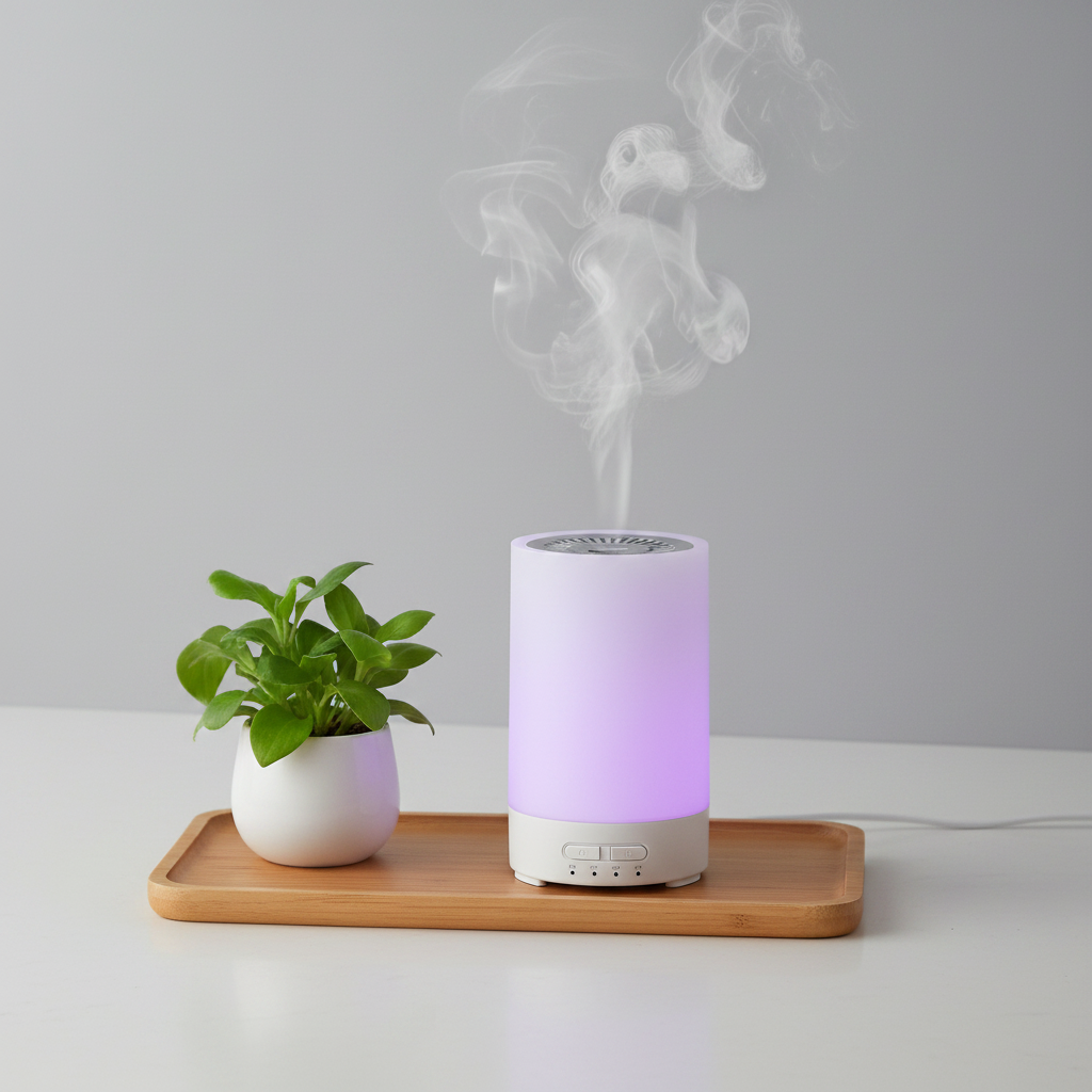 Flame Ultrasonic Aroma Diffuser | 7 LED Colors 150ml USB – MIRA