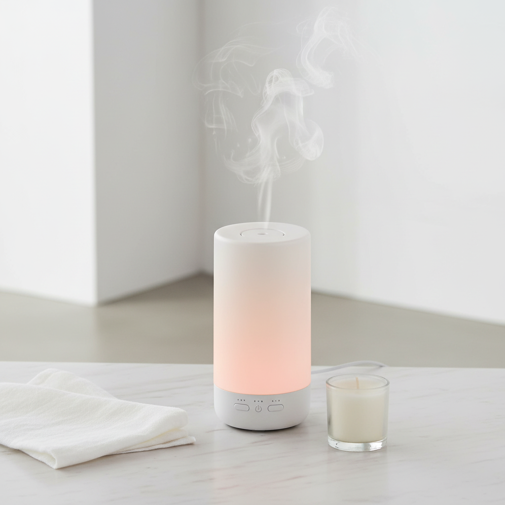 Flame Ultrasonic Aroma Diffuser | 7 LED Colors 150ml USB – MIRA