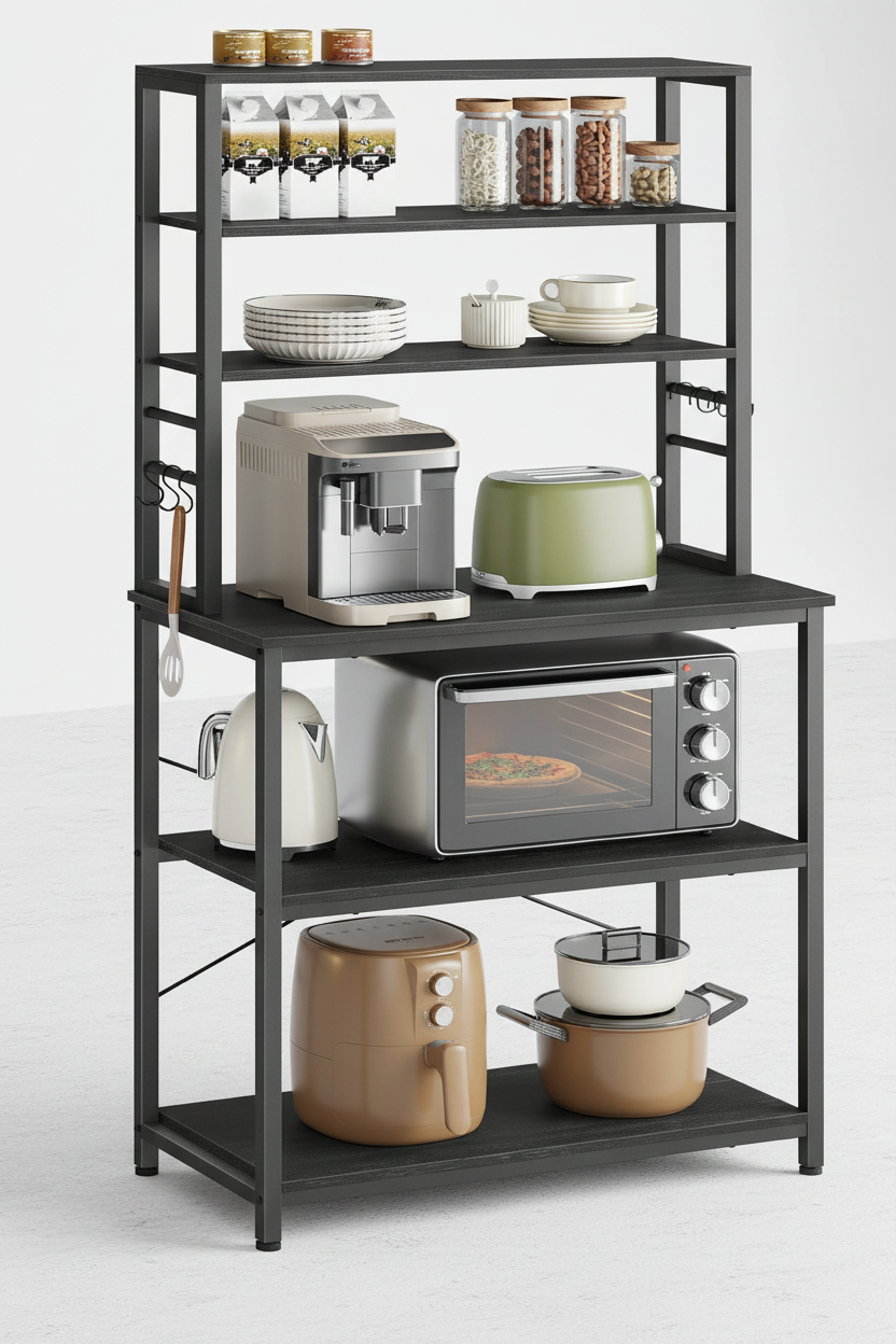 Baker's Rack - 3/4 Side Angle Studio