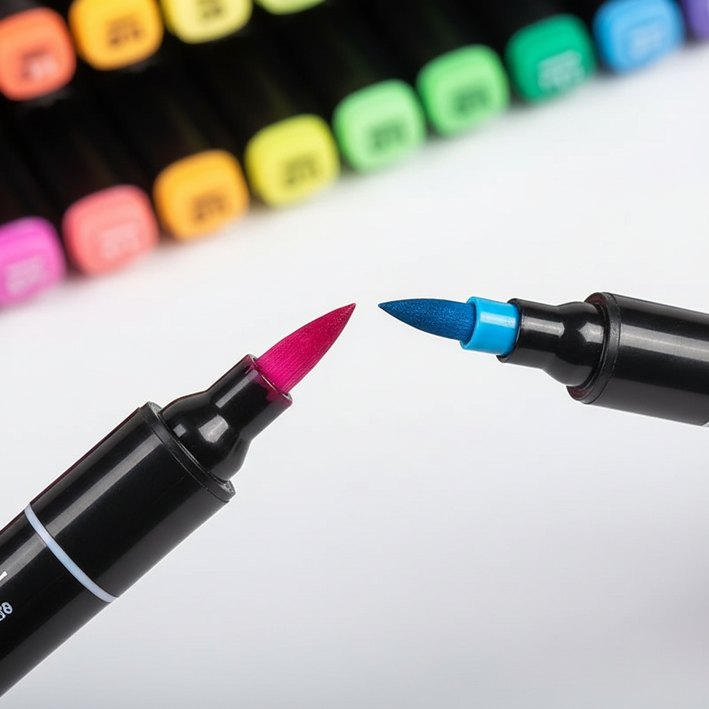 Brush tip close-up