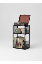 Record Player Stand - 3/4 Side Angle Studio
