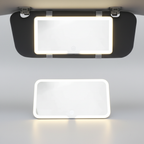LED lights on visor