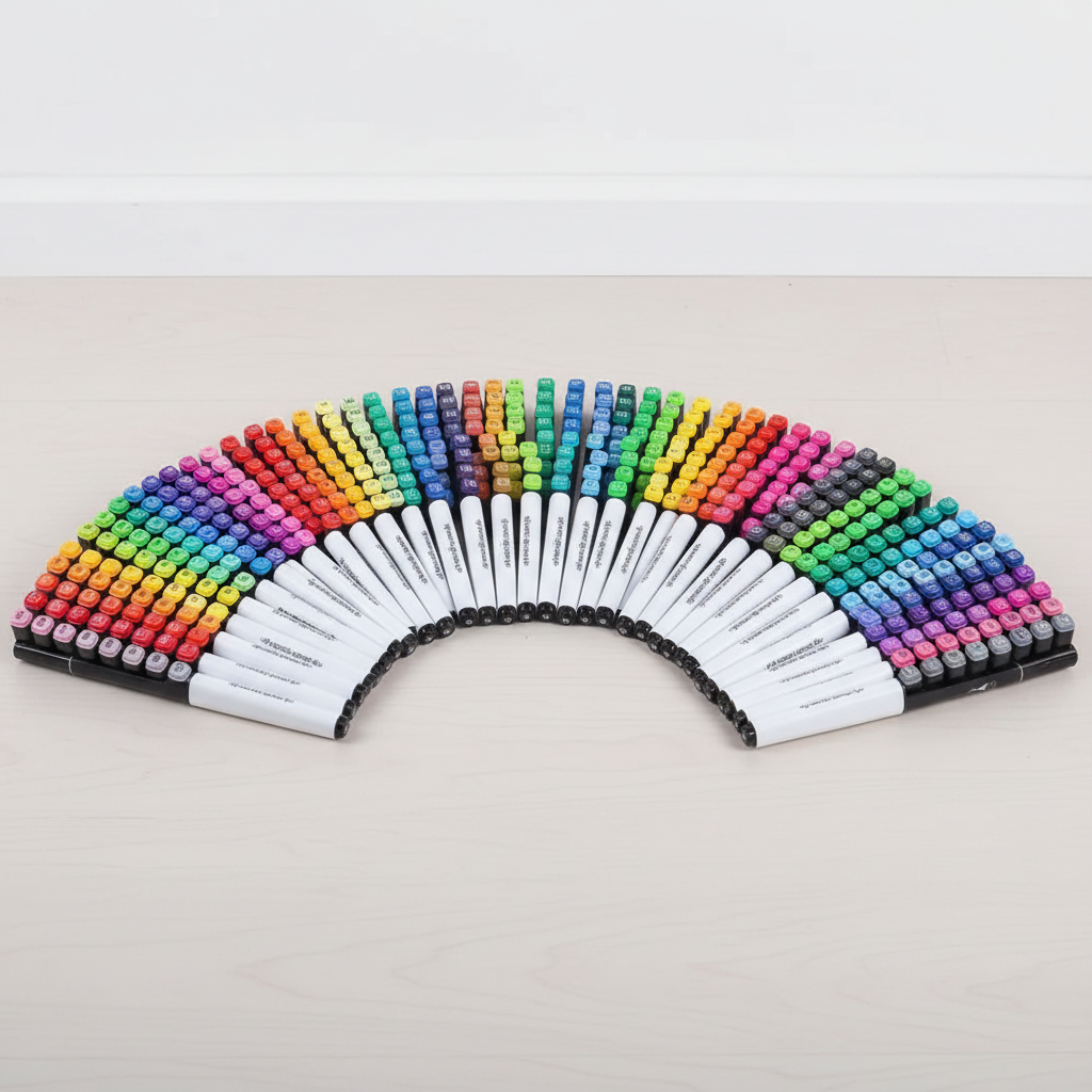 Rainbow fan arrangement