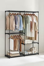 Clothes Rack - 3/4 Side Angle Studio
