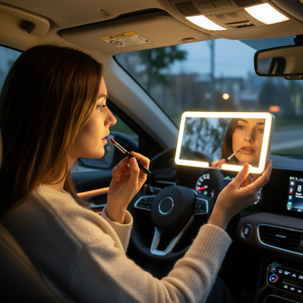 In-car lifestyle scene
