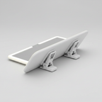 3/4 angle with clip back