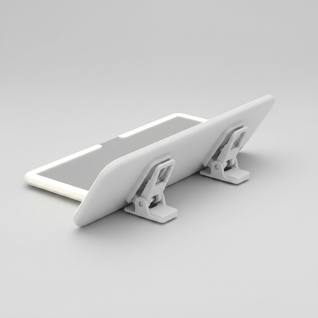 3/4 angle with clip back