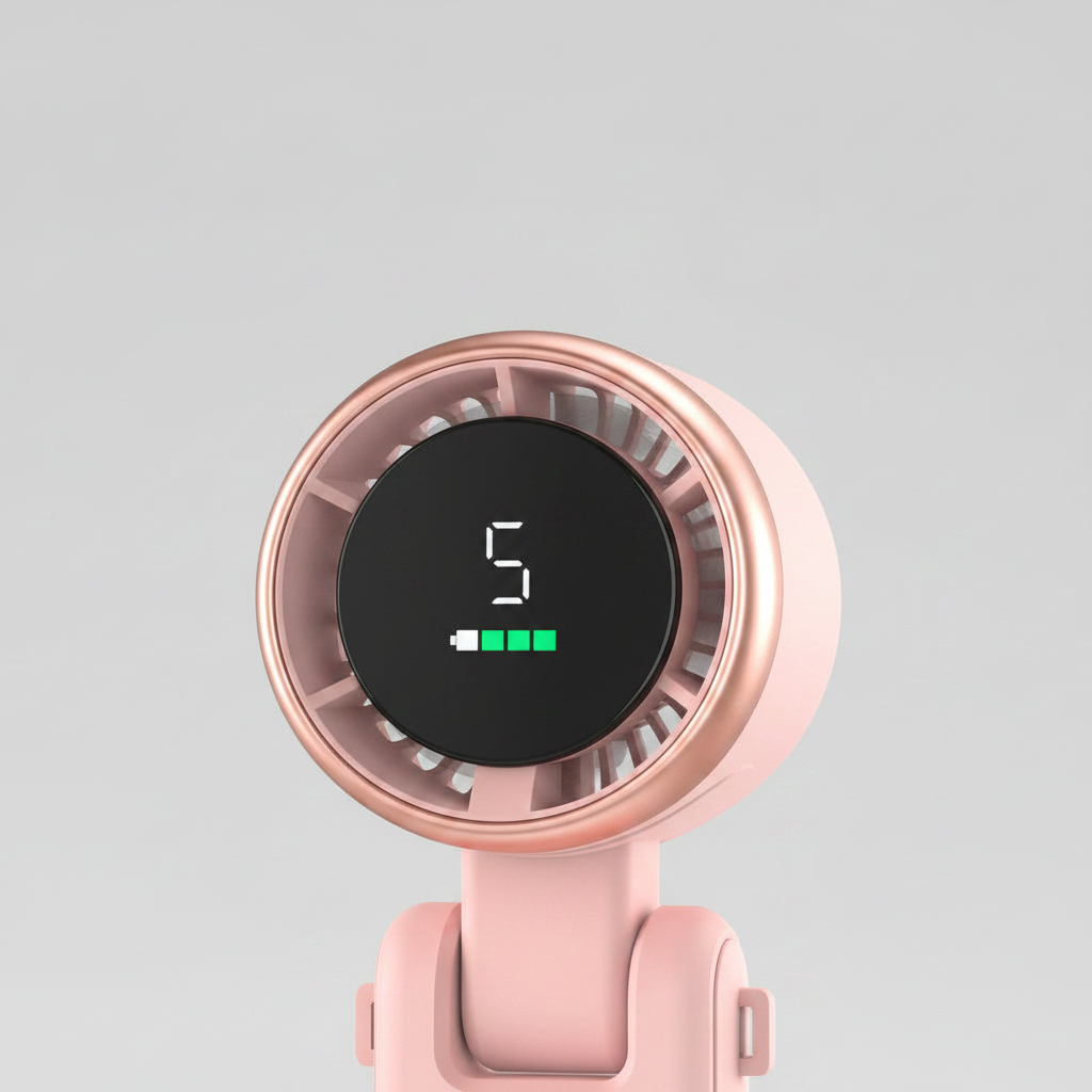 Portable Handheld Turbo Fan - LED Detail