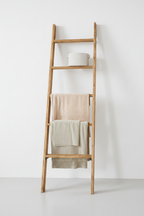 5-Tier Farmhouse Blanket Ladder | Decorative Ladder Shelf for Living Room – MIRA
