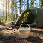 Outdoor camping scene