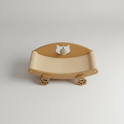 Sisal Cat Scratching Lounge Chair - Top View