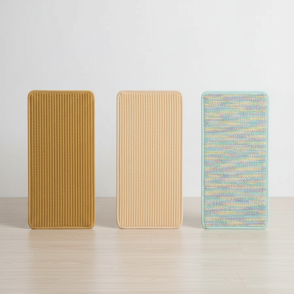 Three color options gold beige multicolor scratching posts