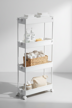 4-Tier Slim Rolling Storage Cart